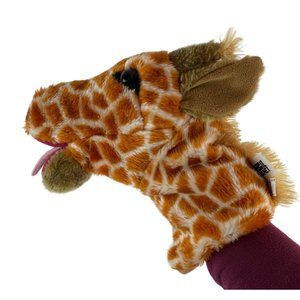 Animal Planet Giraffe Hand Puppet 10" Plush Toy Pretend Play 2008